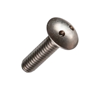10-24 X 1 SECURITY SCREW SPANNER OVAL HEAD MACHINE STAINLESS STEEL
