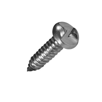 #10-16 X 1 SECURITY SCREW ONE-WAY ROUND HEAD TYPE AB SELF TAPPING STAINLESS STEEL