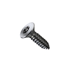 #6-18 X 3/4 Six-Lobe (Torx-Equivalent) Flat Head Self Tapping Security Screws Stainless Steel
