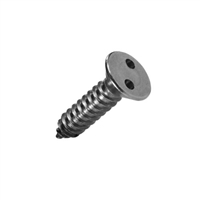 #10-12 X 1 SECURITY SCREW SPANNER FLAT HEAD TYPE A SELF TAPPING STAINLESS STEEL