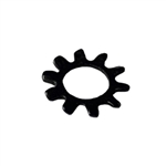 1/2 External Tooth Lock Washer Steel Black Oxide