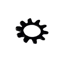 1/2 External Tooth Lock Washer Steel Black Oxide