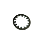 #4 Internal Tooth Lock Washer Steel Zinc