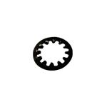 #5 Internal Tooth Lock Washer Steel Black Zinc
