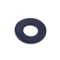 #4 Flat Machine Screw Washer Steel Black Oxide