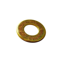 1-1/4 SAE Flat Washer Steel Zinc Yellow