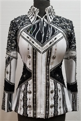 Showmanship Outfits, Used Showmanship Outfits, Showmanship Outfits by Winning Stitches, Black and White Showmanship Outfits, Used Showmanship Jackets, Used show clothes, Used Winning Stitches Show Clothes, Show Jackets