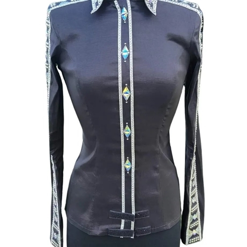 Chelsea Couture Rail Shirts, Chelsea Couture, Show Shirts, Rail Shirts, Chelsea Couture Show Clothes, Chelsea Couture apparel, Day Shirts, Simple Show Shirts, Black show clothing, Black Show Shirts