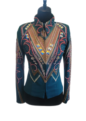 Silver Lining, Silver Lining Show Clothes, Silver Lining Show Apparel, Silver Lining Showmanship Jackets, Silver Lining Showmanship Outfits, Showmanship Jackets, Showmanship  Outfits, Used Silver Lining SHow Clothes, Used Showmanship Outfits