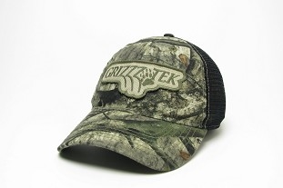 GRIZZZTEK TREESTAND CAMO TRUCKER HAT