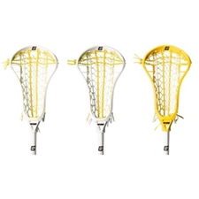 gait draw m strung women's lacrosse head available in yellow, bone, or white