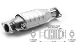 Catalytic Converter (47 State Legal) 22R/RE(1981-1983) w/Thermal Sensor
