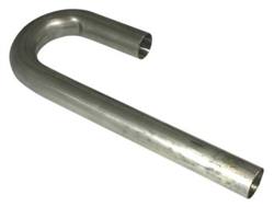 J-Bend 2 1/4" - 409 Stainless Steel (.065 Wall)