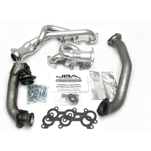 2001-2004 Tacoma 3.4L w/o EGR JBA Header Kit (Silver Ceramic)