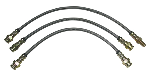 Stainless Brake Lines - 1979-1985 Pickup & 4Runner (4WD) (Stock Length)