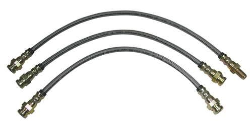 Stainless Brake Lines - 1979-1995 Pickup (2WD) (Stock Length)