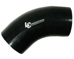 Silicone Elbow(45Â° )(Black) - 2.75" ID