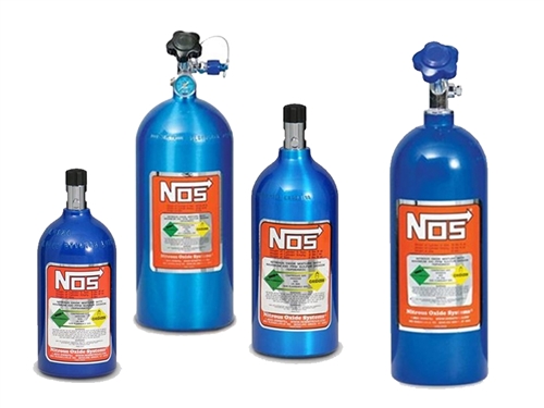 Nitrous - Electric Blue Nitrous Bottle (You Choose Size)