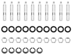 Six Shooter Super Metal Knuckle Stud Hardware Kit