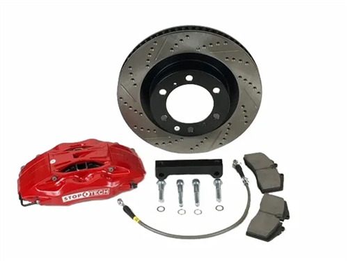 Stoptech 4 Piston Rear BBK Disc Conversion w/ Optional Parking Brake(2005-2022 Tacoma 6 Lug)