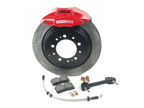 Stoptech 4 Piston Rear Big Brake Kit (2007-2021 Tundra w/ 20" Wheels)