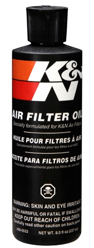 K&N Filter Oil Squeeze Bottle 8oz.