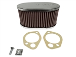 K&N Air Filter - 3.5" Sidedraft Element Only 40, 4