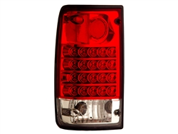 Red/Clear LED Tail Light Set For 1989-1995 Pickup