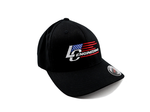 LCE Classic Flexfit Hat L-XL (Flag w/ White LC)
