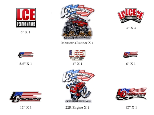 LCE Decal Pack