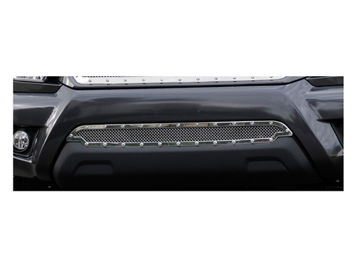 T-REX Polished SS X-Metal Studded Bumper Mesh Grille For 2012-2015 Tacoma