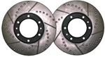 Solid Axle Vented Conversion Cross-Drilled Rotor 1981-1985 solid axles with 8 hole style rotors