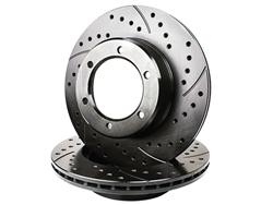 Cross Drilled Slotted Rotor Front Tundra (2007-2013)