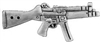VIEW MP-5 Submachine Gun Lapel Pin