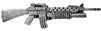 VIEW M-203 Grenade Launcher Lapel Pin