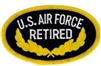VIEW US Air Force Retired Patch