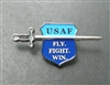 VIEW USAF Fly, Fight, Win Lapel Pin