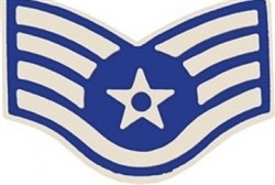 VIEW USAF Staff Sergeant E5 Rank Pin
