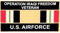 VIEW USAF Iraq Veteran Pin