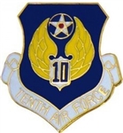 VIEW 10th AF Lapel Pin