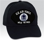 VIEW USAF MSgt Retired Ball Cap