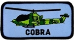 â–ªï¸AH-1 Cobra Helicopter Patch (3")