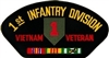 VIEW 1st Infantry Division Vietnam Veteran Patch