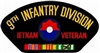 VIEW 9th Infantry Division Vietnam Veteran Patch