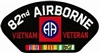 VIEW 82nd Airborne Division Vietnam Veteran Patch