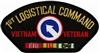 VIEW 1st Logistical Command Vietnam Veteran Patch