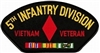 VIEW 5th Infantry Division Vietnam Veteran Patch