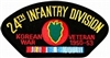 VIEW 24th Infantry Division Korea Veteran Patch