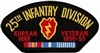 VIEW 25th Infantry Division Korea Veteran Patch