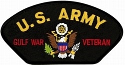 VIEW US Army Gulf War Veteran Patch